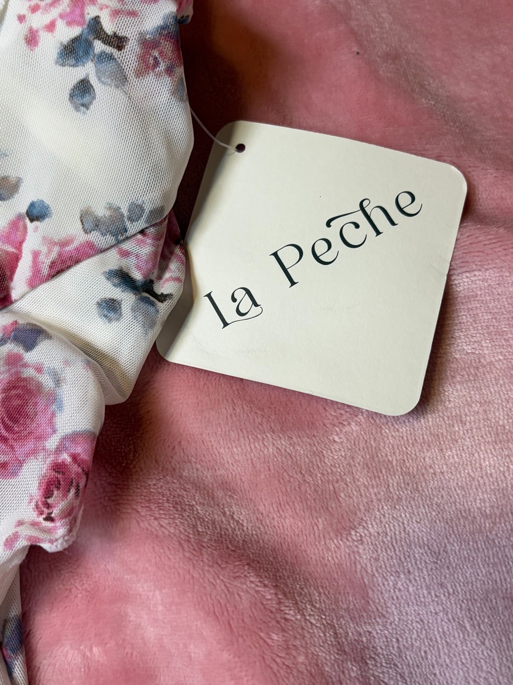Pink Floral Ruffle Cami Top - Picture 3 of 4